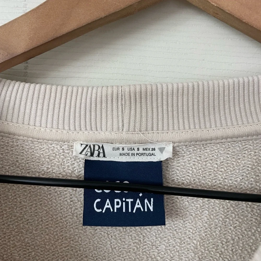 Zara x coco capitan oversized sweatshirt - Picture 3 of 3